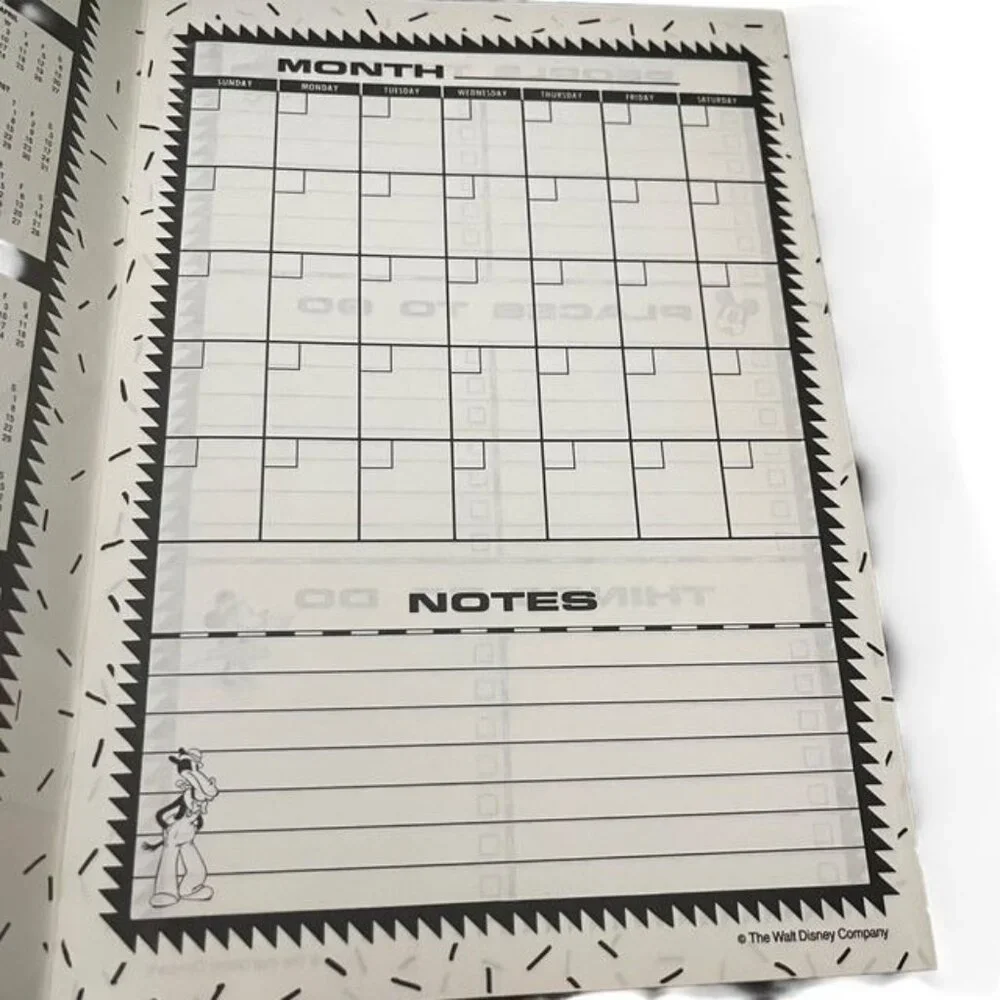 Vintage 1990s Mead Disney Notefolio New
